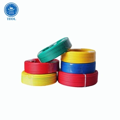 BV Bvr RV H05V-U H05V-K H07V-U H07V-K Copper Conductor PVC Nylon Insulation Electric Single Building Wire