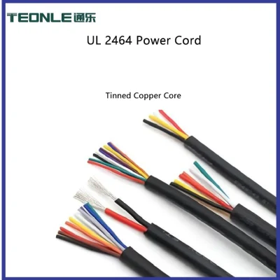 UL2464 2-10 Cores Heat Resistant Hook up Electrical FEP/PTFE/PFA/ETFE Copper Insulated Wire